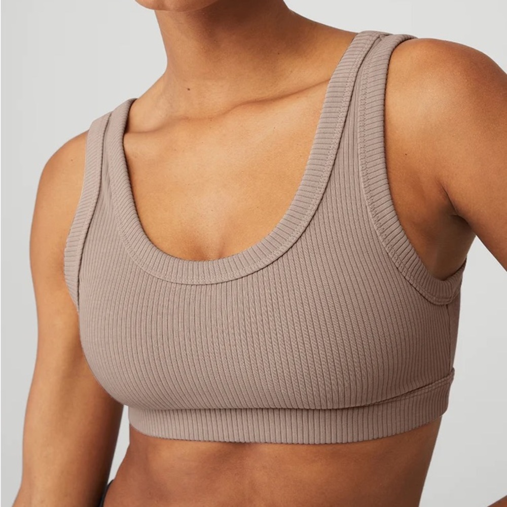 NWT Alo Wellness Bra-Taupe Size Small
